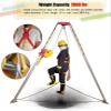 Heavy Duty Telescopic Confined Space Rescue Tripod, 1800lbs Aluminum Alloy, Ideal for Fire and Sewage Rescue Operations, 2600lbs Capacity, Portable Safety Equipment view 2