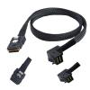 0.5M 12G Internal MI NI S*A*S HD SFF-8643 90 Degree to SFF-8087(36Pin) Cable Internal MI NI S*A*S to MI NI S*A*S Cable view 3