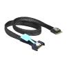 0.8M Internal PCIE Slimline MI NI S*A*S MCIO 38P to Slimline SFF-8654 4i Hard Drive Cable view 3