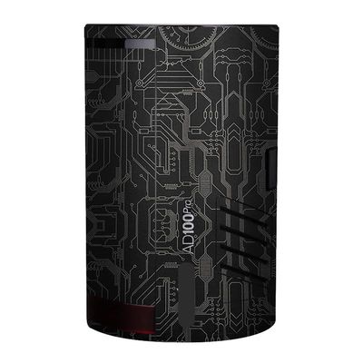 Anti-Scratch Pocket Camera Flash Vinyl Wrap Skins Protector Coat Decals for Godox AD100 Pro Wraps Cover Sticker AD100Pro(Circuit Titanium)