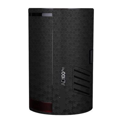 Anti-Scratch Pocket Camera Flash Vinyl Wrap Skins Protector Coat Decals for Godox AD100 Pro Wraps Cover Sticker AD100Pro(Honeycomb Black)
