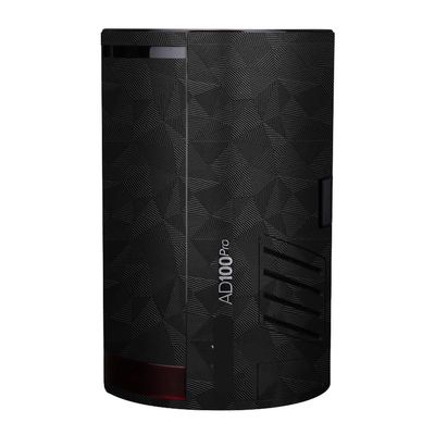 Anti-Scratch Pocket Camera Flash Vinyl Wrap Skins Protector Coat Decals for Godox AD100 Pro Wraps Cover Sticker AD100Pro(Triangle Black)