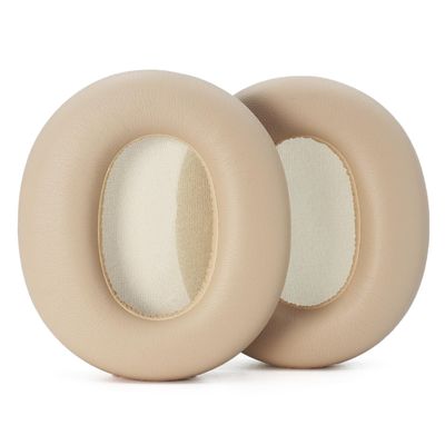 Xinyuekj Replacement Ear Pads, Compatible with Edifier W820NB Noise Cancelling Headphones,Premium Protein Leather Cushions, Comfort Upgrade Ear Cups - Set of 2 (Champagne Gold Color)