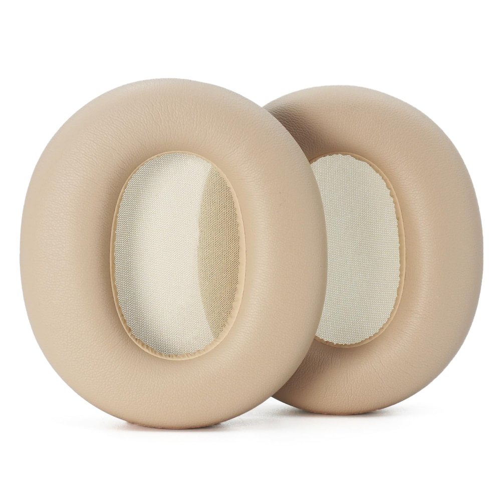 Xinyuekj Replacement Ear Pads, Compatible with Edifier W820NB Noise Cancelling Headphones,Premium Protein Leather Cushions, Comfort Upgrade Ear Cups - Set of 2 (Champagne Gold Color)