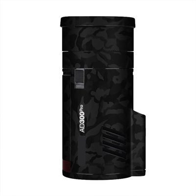 Anti-Scratch Pocket Camera Flash Sticker Coat Wraps Vinyl Film for Godox AD300 Pro Protective Coat Protector Decal Skin AD300Pro(Shadow Camo Black)