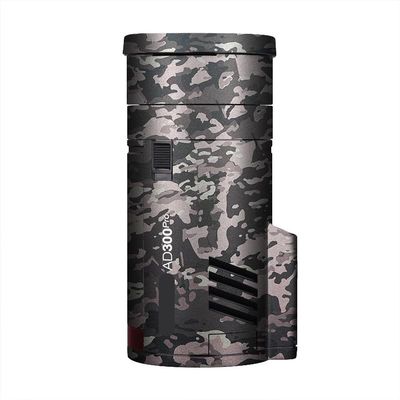 Anti-Scratch Pocket Camera Flash Sticker Coat Wraps Vinyl Film for Godox AD300 Pro Protective Coat Protector Decal Skin AD300Pro(Field Camouflage)