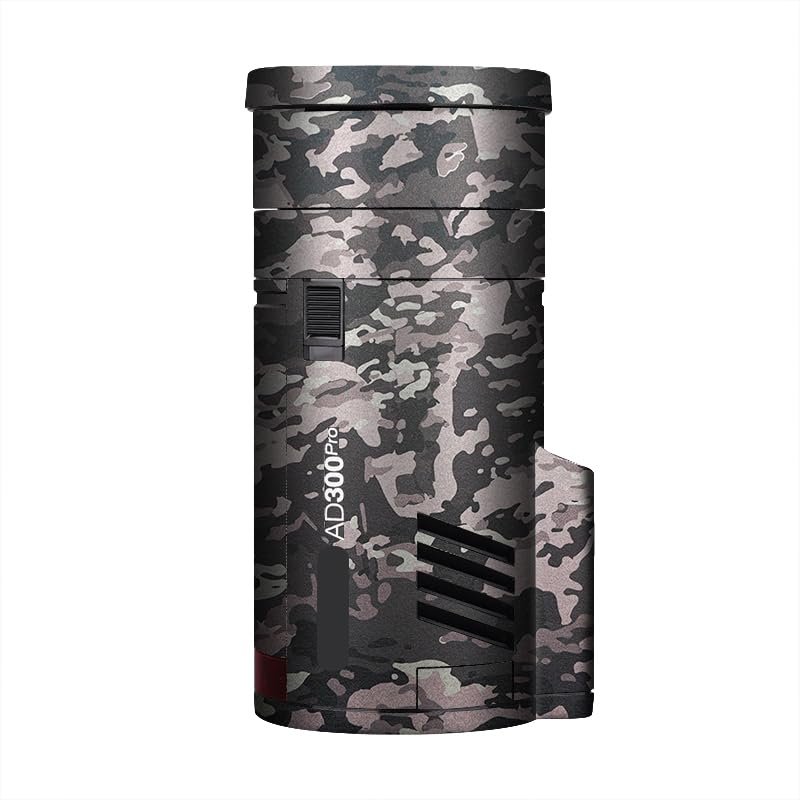 Anti-Scratch Pocket Camera Flash Sticker Coat Wraps Vinyl Film for Godox AD300 Pro Protective Coat Protector Decal Skin AD300Pro(Field Camouflage)