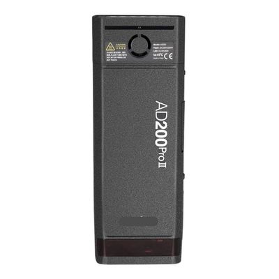 for Godox AD200 Pro II Pocket Camera Flash Strobe Skin Vinyl Wrap Film Protective Sticker Protector Coat Photography Accessories AD200 Pro II(Deep Gray)