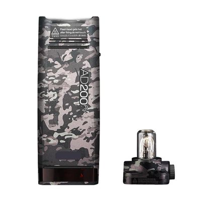 Anti-Scratch Skin Camera Pocket Flash Vinly Wrap Protecticve Sticker for Godox AD200 Pro Photography Accessories AD200Pro(Field Camouflage)