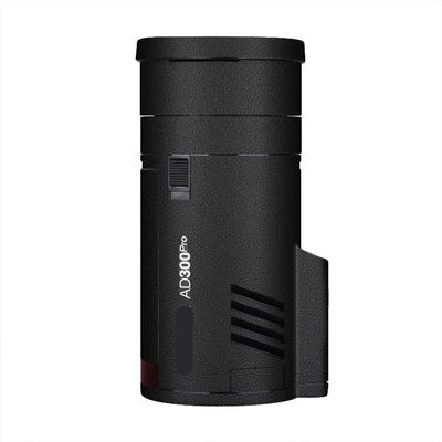 Anti-Scratch Pocket Camera Flash Sticker Coat Wraps Vinyl Film for Godox AD300 Pro Protective Coat Protector Decal Skin AD300Pro(Leather Black)