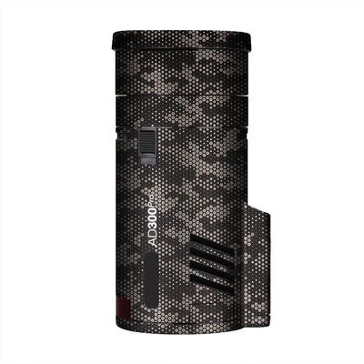 Anti-Scratch Pocket Camera Flash Sticker Coat Wraps Vinyl Film for Godox AD300 Pro Protective Coat Protector Decal Skin AD300Pro(Mamba Titanium)