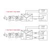 Din 0-10V Analog Signal Isolator Module 24V DC Supply DC Distributor Conversion Signal transducer Transformer(2 Ways Input,3 Ways Output) view 4