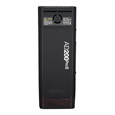 for Godox AD200 Pro II Pocket Camera Flash Strobe Skin Vinyl Wrap Film Protective Sticker Protector Coat Photography Accessories AD200 Pro II(Matte Black)