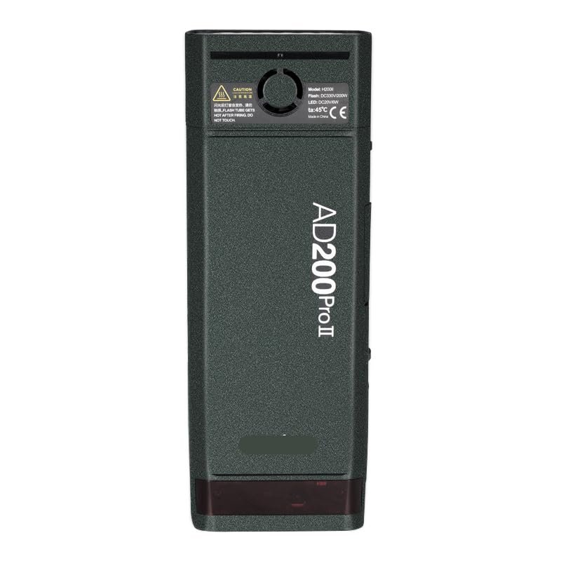 for Godox AD200 Pro II Pocket Camera Flash Strobe Skin Vinyl Wrap Film Protective Sticker Protector Coat Photography Accessories AD200 Pro II(Turquoise Green)