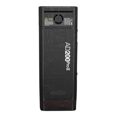 for Godox AD200 Pro II Pocket Camera Flash Strobe Skin Vinyl Wrap Film Protective Sticker Protector Coat Photography Accessories AD200 Pro II(Circuit Black)