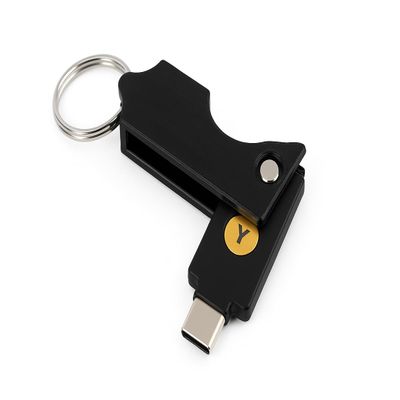 Cover case Compatible with Yubikey 5C NFC with new Ring Position (Made by SM 3D Laser Inspiration) (Ranger Grey)