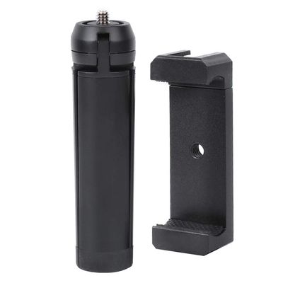Desktop Mini Tripod with Cold Shoe Mount for Mobile Phones, Metal Stabilizer Selfie Stand with, Foldable and Portable for Travel, Photography, Live Streaming