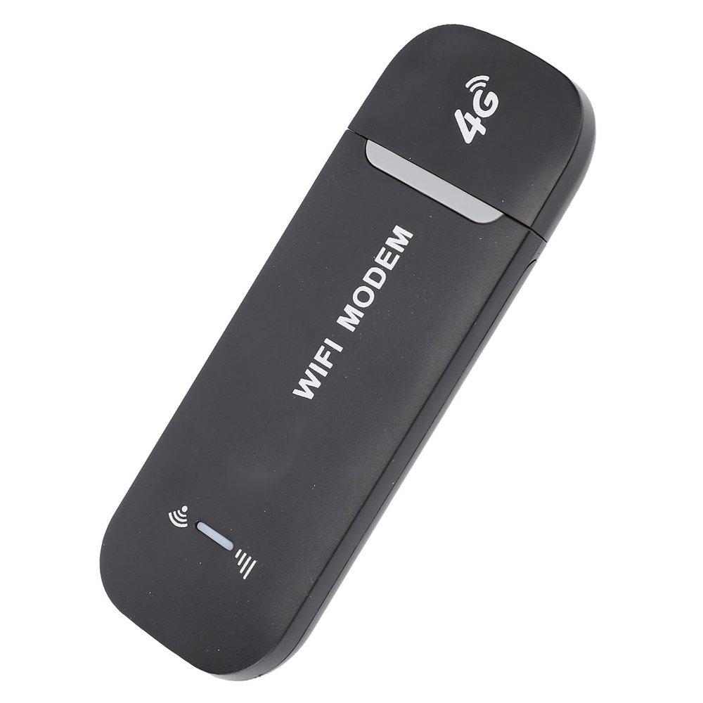 LAISANIM 4G LTE WiFi Modem - USB Portable Hotspot Router, Up to 150Mbps, Supports 8 Devices, WPAWPA2 Encryption for Travel & Business (Black)