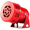 AC 220V 110V 12V 24V 110DB Red Mini Metal Motor Siren Industrial Alarm Sound Electrical Guard Against Theft MS-190(AC 220V) view 1