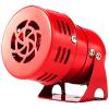12V 24V 220V AC 110V AC Red Mini Metal Motor Siren Industrial Alarm Sound Electrical Guard Against Theft MS-190(AC 110V) view 1
