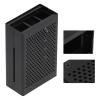 4 Case Aluminum Alloy Cooling Protective Shell with Heat Dissipation Holes Easy Install Accessories for 4 Model B Black Enclosure view 3