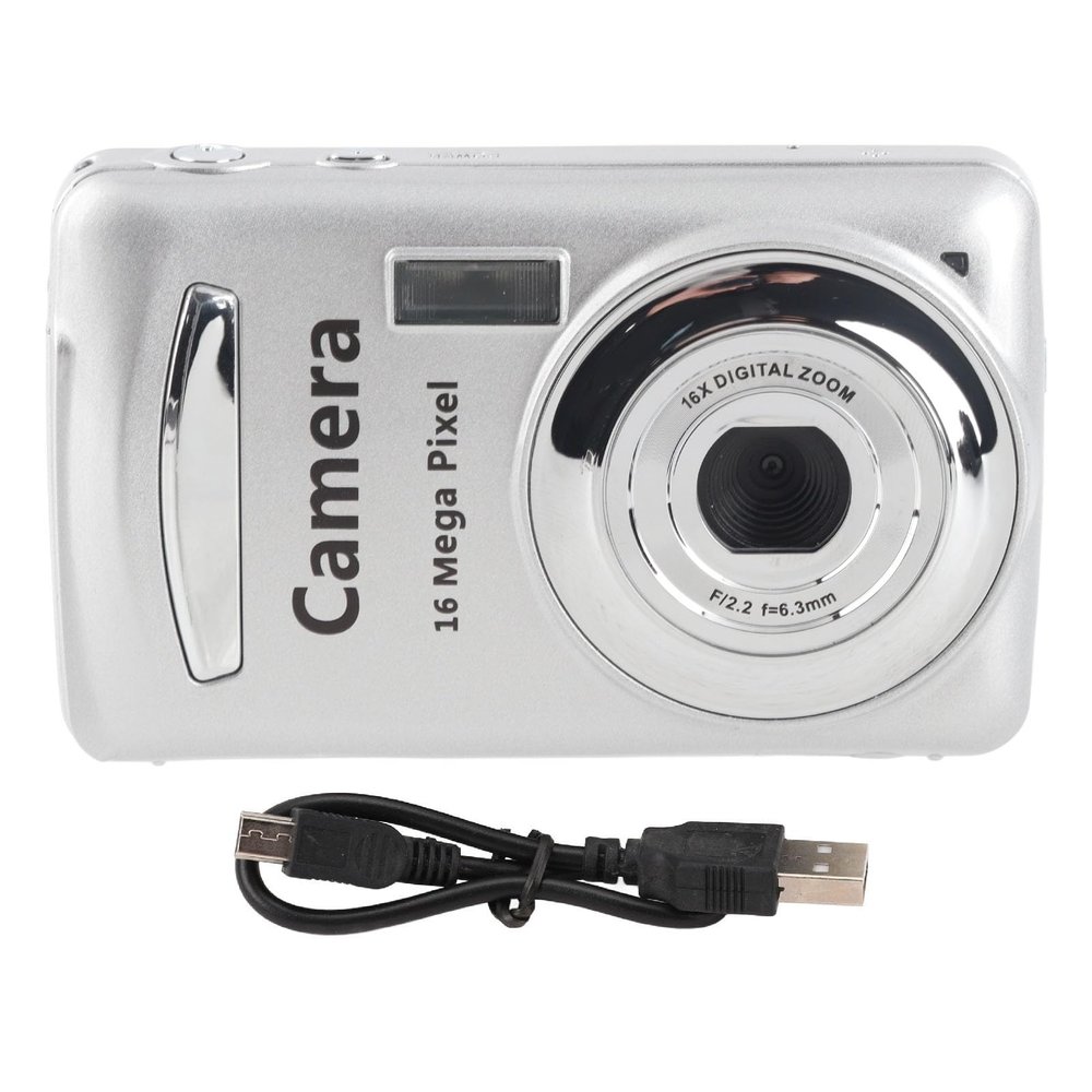 16MP HD 1080P Digital Camera with 2.4 Inch Color LCD Display, Compact and Stylish Design, Supports Up to 32GB Memory Card, Ideal Photography Lovers