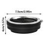 18mm Lens Mount Adapter For GFX50S/GFX50R/GFX100/GFX100S/GFX100II/GFX50SII Camera Photography Application Accessories Metal Extension Tube view 4