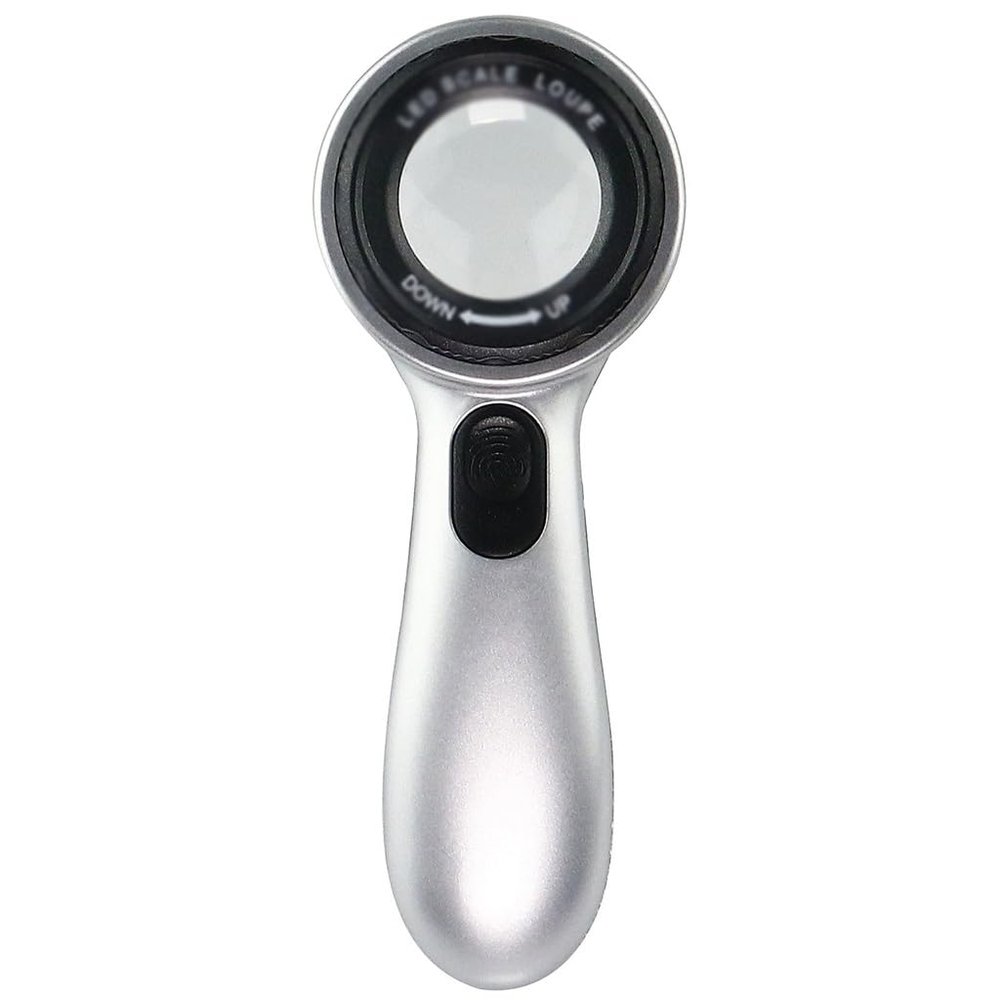 MVUYO Intelligent Charging LED Handheld High-Power Magnifying Glass