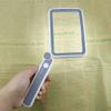 MVUYO Portable Handheld Square Magnifying Glass Touch Switch Folding Magnifying Glass view 3