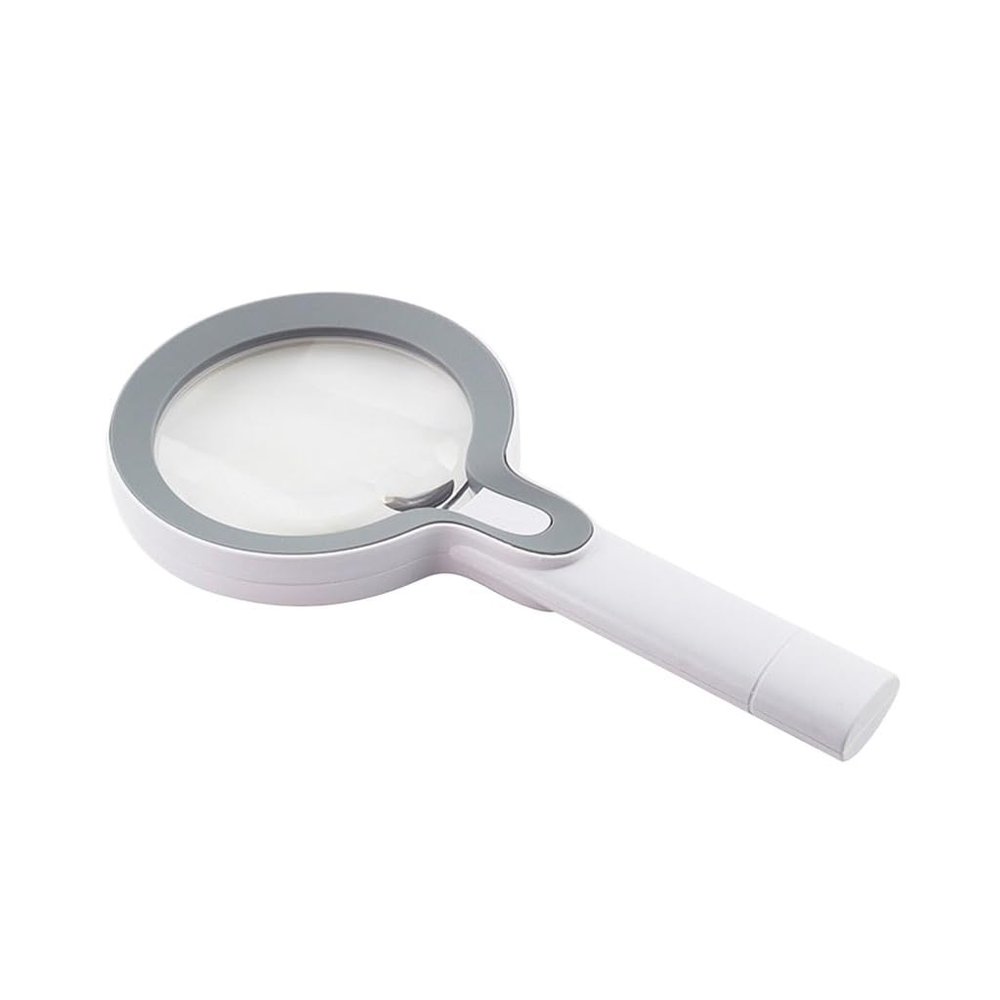 MVUYO Handheld Magnifying Glass with LED Light Touch Switch Magnifying Glass(D)