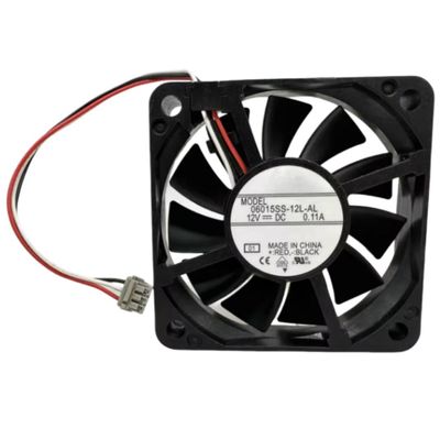 06015SS-12L-AL Fan 6CM for 12V 0.11A 6015 60X60X15MM 3-Wire Cooling Fan