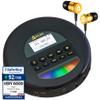 Nomad Portable CD Player, Discman with Headphones, FM Radio Bluetooth view 1