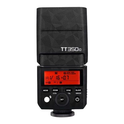 Anti-Scratch Vinyl Film Protective Coat Pocket Camera Flash Sticker Wrap Protective Film Body Protector Decal Skin for Godox TT350 Flash TT 350(Triangle Black)