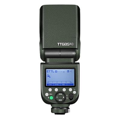 Anti-Scratch Camera Flash Skin Sticker for Godox TT685 II Flash Coat Vinly Protective Film Body Protector Decals Cover TT685II(Leather Green)
