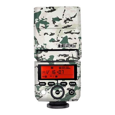 Anti-Scratch Vinyl Film Protective Coat Pocket Camera Flash Sticker Wrap Protective Film Body Protector Decal Skin for Godox TT350 Flash TT 350(Jungle Camouflage)