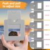 BOHUIZ View Finder, View Finder with Sliding Mechanism Optical View Finder Color Isolation View Catcher for Photography Drawing Sketching Artist Tool view 4
