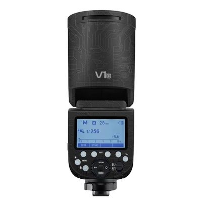 Anti-Scratch Camera Flash Sticker for Godox V1 Flash Coat Wrap Protective Film Body Protector Coat Skin Cover V1(Circuit Black)