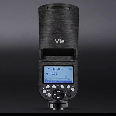 Anti-Scratch Camera Flash Sticker for Godox V1 Flash Coat Wrap Protective Film Body Protector Coat Skin Cover V1(Brushed Black)