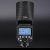 Anti-Scratch Camera Flash Sticker for Godox V1 Flash Coat Wrap Protective Film Body Protector Coat Skin Cover V1(Brushed Black) view 1