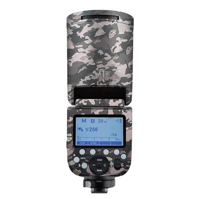 Anti-Scratch Camera Flash Sticker for Godox V1 Flash Coat Wrap Protective Film Body Protector Coat Skin Cover V1(Field Camouflage)