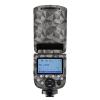 Anti-Scratch Camera Flash Sticker for Godox V1 Flash Coat Wrap Protective Film Body Protector Coat Skin Cover V1(Triangle Titanium) view 1