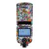 Anti-Scratch Camera Flash Sticker for Godox V1 Flash Coat Wrap Protective Film Body Protector Coat Skin Cover V1(Graffiti White) view 1