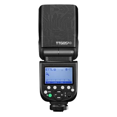 Anti-Scratch Camera Flash Skin Sticker for Godox TT685 II Flash Coat Vinly Protective Film Body Protector Decals Cover TT685II(Circuit Black)