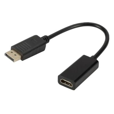 1080P Display Port to HDMI-Compatible Cord Converter DP to HDMI-Compatible Cable Adapter Male to Female for H*P/DELL PC