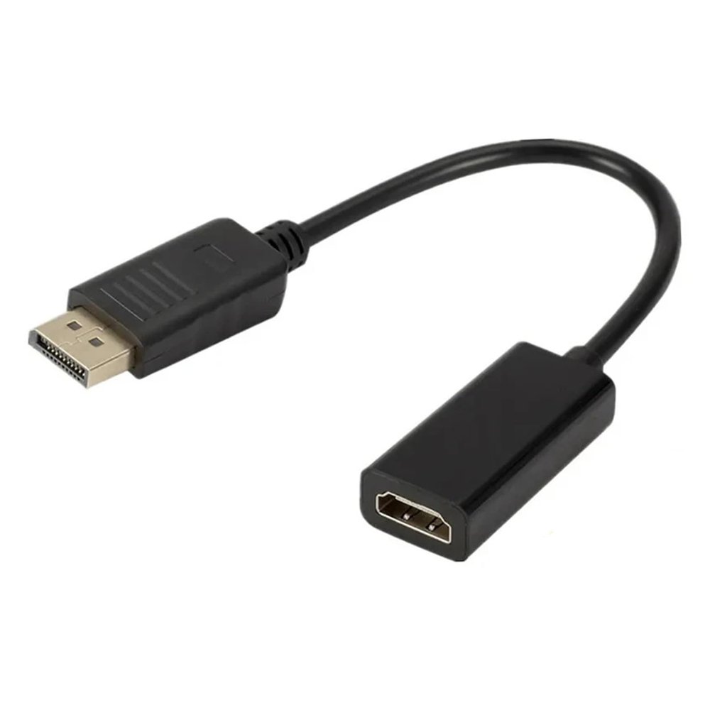 1080P Display Port to HDMI-Compatible Cord Converter DP to HDMI-Compatible Cable Adapter Male to Female for H*P/DELL PC