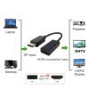 1080P Display Port to HDMI-Compatible Cord Converter DP to HDMI-Compatible Cable Adapter Male to Female for H*P/DELL PC view 2
