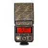Anti-Scratch Vinyl Film Protective Coat Pocket Camera Flash Sticker Wrap Protective Film Body Protector Decal Skin for Godox TT350 Flash TT 350(Wave Gold) view 1