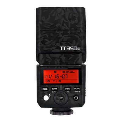 Anti-Scratch Vinyl Film Protective Coat Pocket Camera Flash Sticker Wrap Protective Film Body Protector Decal Skin for Godox TT350 Flash TT 350(Shadow Camo Black)
