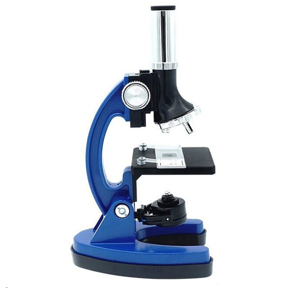 DUYHBAWRS Microscope 1200 Times Scientific Experiment, High Magnification Professional Biology Teaching Microscope(D)