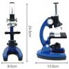 DUYHBAWRS Microscope 1200 Times Scientific Experiment, High Magnification Professional Biology Teaching Microscope(D) view 2